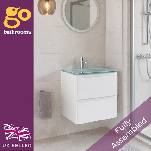 600mm gloss white - 600mm, bathroom
