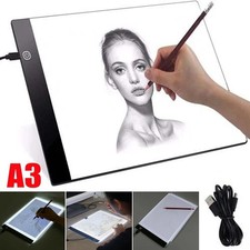 A3 LED Drawing Board Diamond Painting Light Box Copy Tracing & Ultra-thin Pad UK
