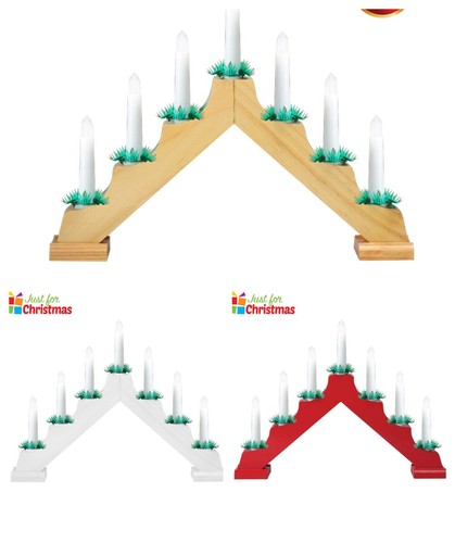 Christmas candle bridge - bridge, arch