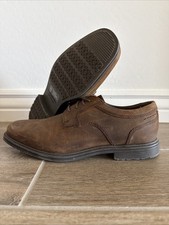 Rockport CI3076 Men's Size 8 M Brown Robinsyn Waterproof Plain Toe Oxford $125