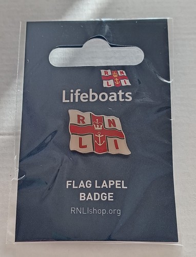 Rnli lifeboats flag lapel - rnli,