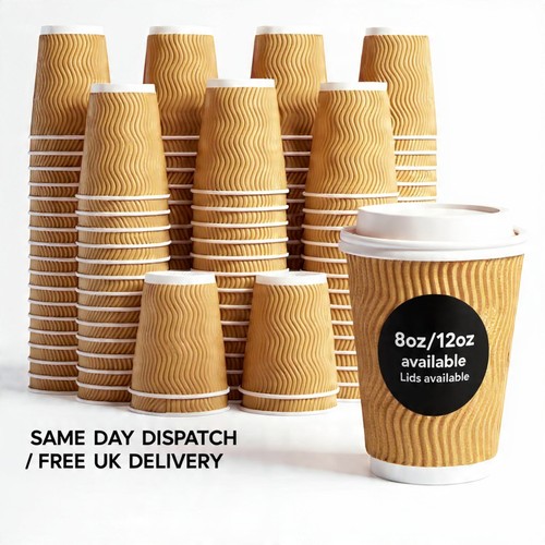 Brown disposable coffee cups - coffee,
