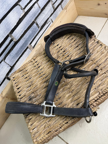 Black padded leather - s/h,