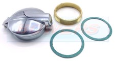 CLASSIC AUSTIN ROVER MINI COOPER CHROME MONZA STYLE FLIP PETROL FUEL CAP FLAP