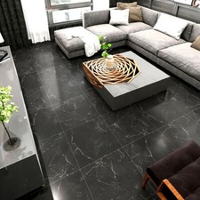 12x Vinyl floor tiles Self adhesive Easy Fit flooring DIY Kitchen Bathroom Home