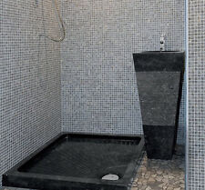 Free Standing Black Pyramid Marble Bathroom Basin 90 cm x 40 cm