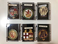 6x Railway Enamel Badges - 5x