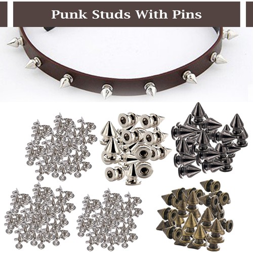 100pcs plastic punk cone - plastic,