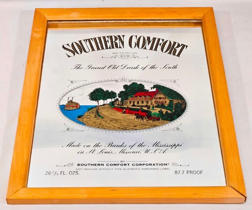 Large southern comfort mirror - comfort,