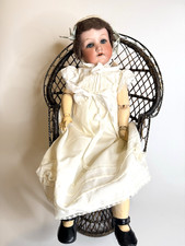Original Antique German Bisque Jointed Armand Marseille 390 Doll 16”