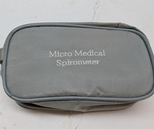MICRO Medical SPIROMETER Set with Manual and Bag Gray