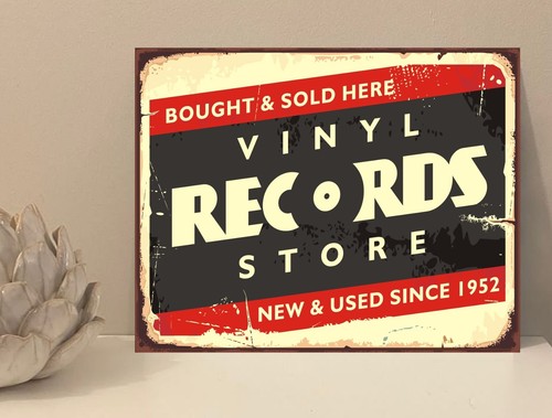 Vinyl records rustic - 1x, retro