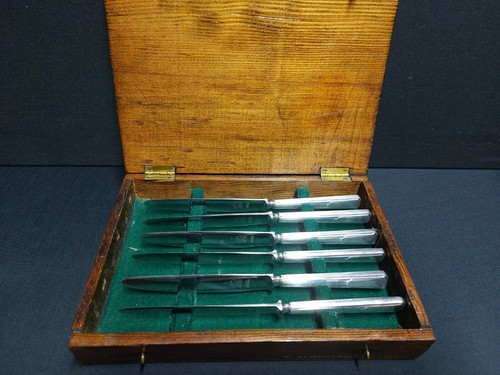 Vintage set six - vintage, silver