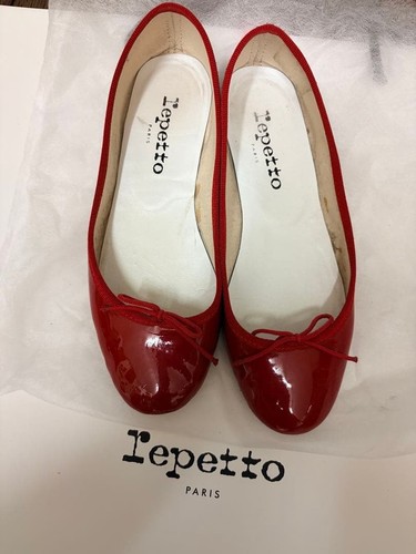 Repetto camille red - red, patent