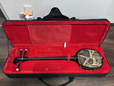 SANSHIN Okinawa Shamisen Semi Hard Case Set Artificial Leather Japan Instrument