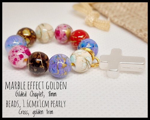 Pretty 8mm marble effect - pretty,