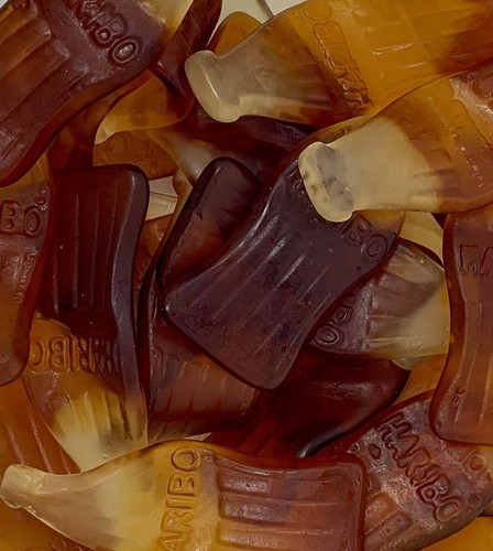 Haribo giant cola bottles - haribo,