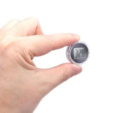 Waterproof Mini Digital Clock Motorcycle Bike Sticky Watch >UK<