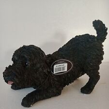 Vivid Arts Black Cockapoo Dog Active Pups - Ornament Indoor or Outdoor