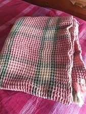 Welsh Waffle Wool Blanket