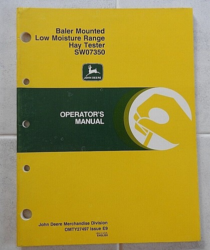 John deere baler - baler, low
