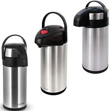 3L/5L Tea Coffee Air Pot Flask Pump Action Vacuum Insulated Carry Handle DIY