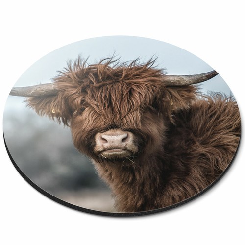 Round mouse mat fluffy - -,