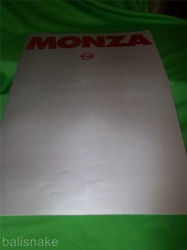 Opel monza car brochure - monza,