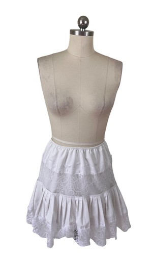 Vtg inspired white pleated - white,