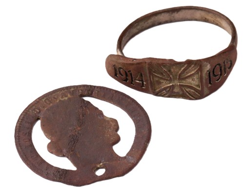 Ring german empire ww1 iron - german,
