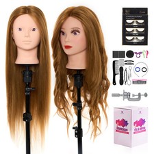 28 inch Training Head Hairdressing Cosmetology Makeup Mannequin Manikin Doll