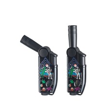 Prof Champ High SPACESABER Jet Windproof Refillable Lighter with Key Slot Holder