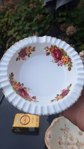Vintage cottage rose fine bone - cottage,