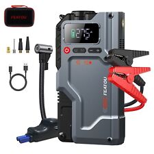 Portable Jump Starter with Air Compressor, 8000A Car Battery Booster Jumper Box