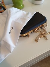 Reiss Satin Clutch Bag