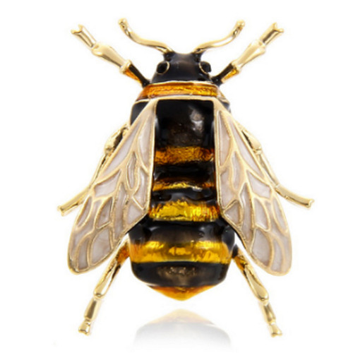 Art deco style bumble bee - style,