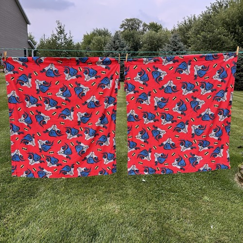 Vtg 90s batman curtains pc - vtg,