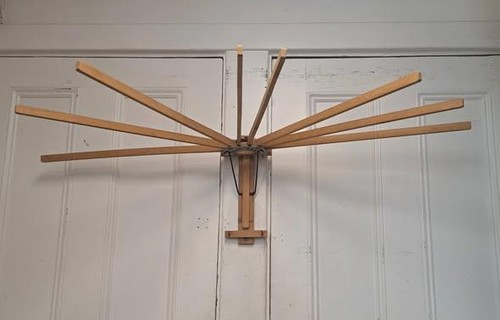 Vintage folding drying rack - drying,