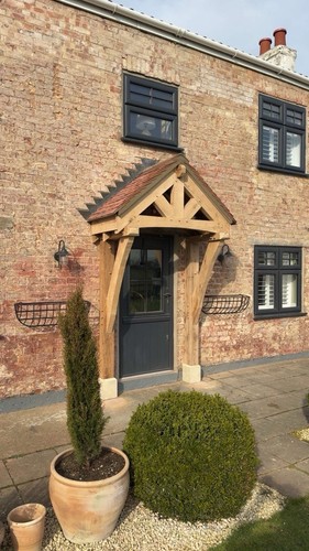 Bespoke solid oak porch - bespoke,