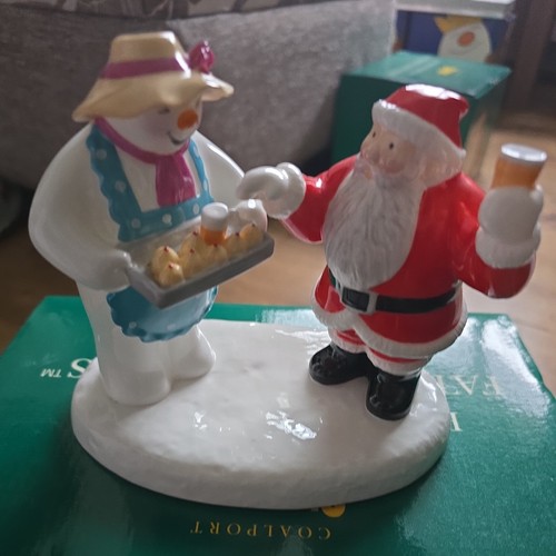 Coalport snowman all home - snowman,,