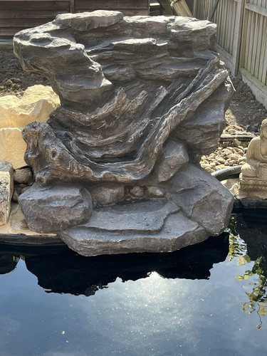 Bermuda fibreglass waterfall - fibreglass,