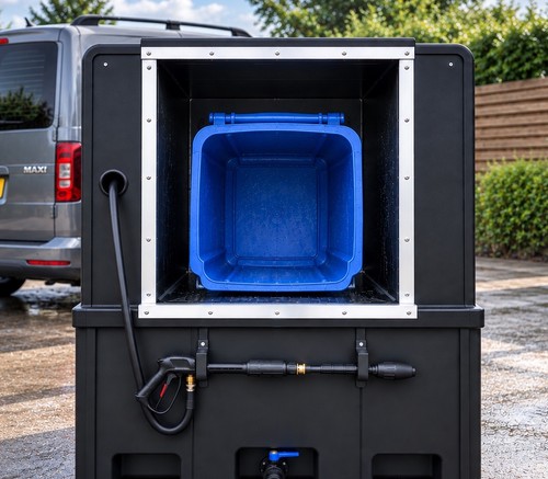 Wheelie bin cleaning - wheelie,