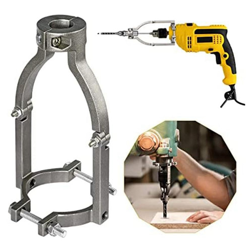 Silver square hole drill - silver,