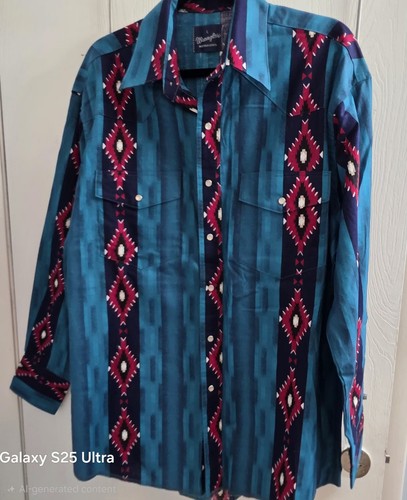 Vintage wrangler shirt men - vintage, l