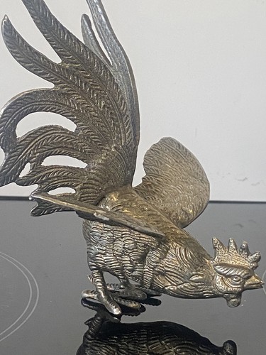 Fighting cockerel silver - cockerel,