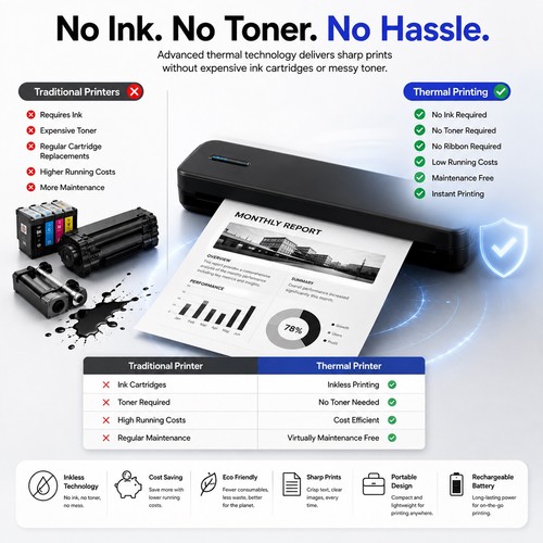 Wireless portable printer - wireless,