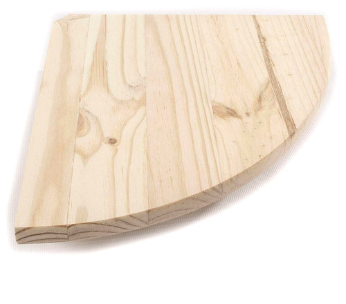 Wood corner shelf 19cm - wood,
