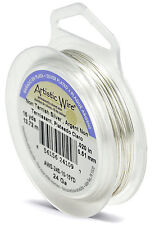 Beadalon Artistic Wire - 24 Gauge (0.51 mm) Silver Plated (Various Colours)