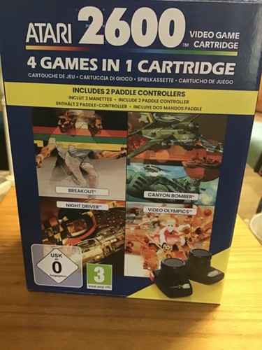 Atari 2600 games 1 - 4, in