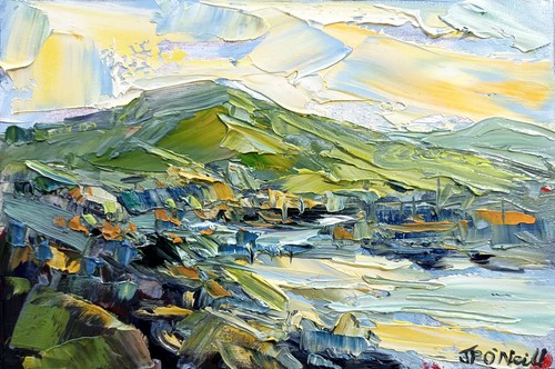Irish hills landscape - hills,